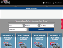 Tablet Screenshot of northamericanautogroup.com